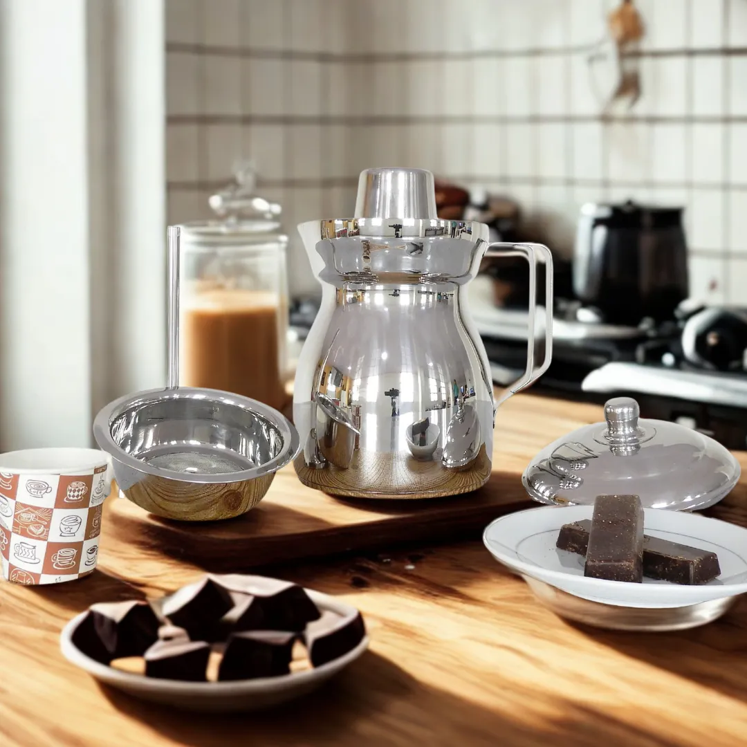 Cafetera Multiusos 1.5 Litros | Cocina Saludable de Acero Inoxidable Quirúrgico ISALUE
